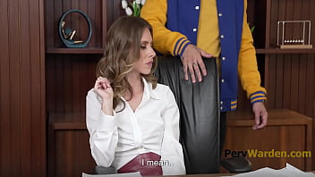 Blackmailed into blowing her student anya olsen mike ox