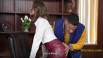 Blackmailed into blowing her student anya olsen mike ox