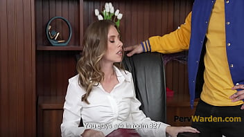 Blackmailed into blowing her student anya olsen mike ox