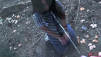 New video pissing between trees now available on