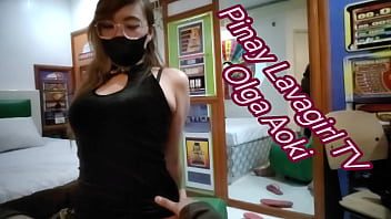 Pinay lavagirl olga aoki rough sex cowgirl while on still on her casino uniform dress