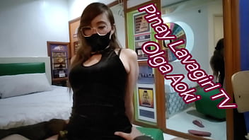 Pinay lavagirl olga aoki rough sex cowgirl while on still on her casino uniform dress