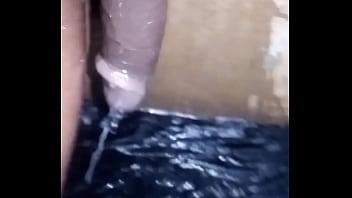 Bigblackie shave and masturbate with my big black dick