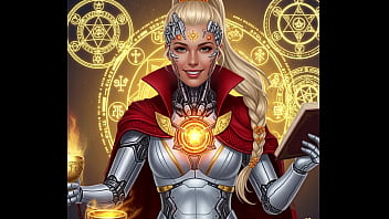 Animated ai android alita