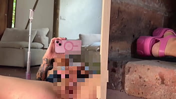 I come in spurts in my room in front of a mirror and record it with my cell phone