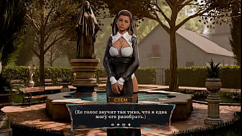 During prayer a nun was fucked by a barbarian 3d hentai game animation