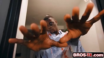 She wanted candy but got pounded by a bbc zombie instead