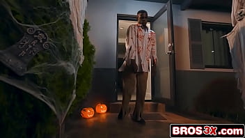 She wanted candy but got pounded by a bbc zombie instead