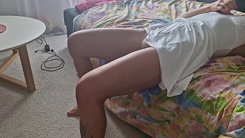 Stepmom wants her stepson to cum inside her wet pussy