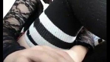 Sexy teen masturbates with hitachi and has or