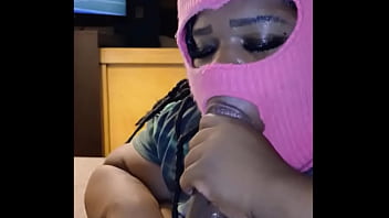 She blew bubbles with my cum after sucking my dick real good