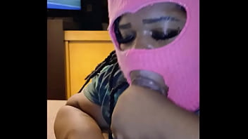 She blew bubbles with my cum after sucking my dick real good