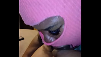 She blew bubbles with my cum after sucking my dick real good