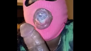 She blew bubbles with my cum after sucking my dick real good