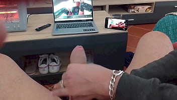 Preview milf gives a handjob and gets covered in cum