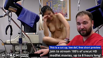 Freshman gets mandatory hitachi orgasm from doctor tampa raya nguyen