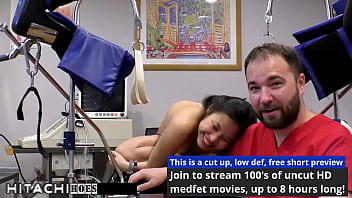 Freshman gets mandatory hitachi orgasm from doctor tampa raya nguyen
