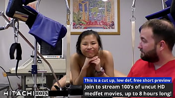 Freshman gets mandatory hitachi orgasm from doctor tampa raya nguyen