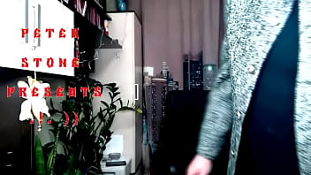 After working a shift on the webcam my slut wife sucks her master's cock that is me