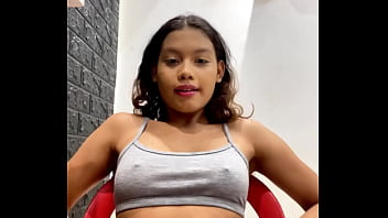 Young girl shows her rich body ending in orgasm