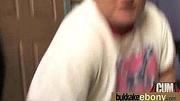 Ebony Girl Gang Banged And Covered In Cum 1 thumbnail