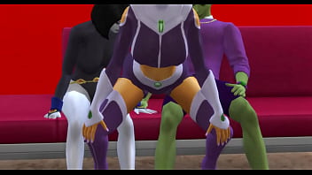 Dc superheroes hentai with raven and starfire