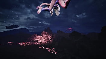 Lili get's stretched by king bikini mod