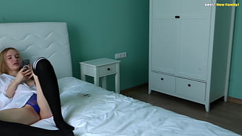 Are you seriously going to fuck me sexy teen fucks with her step daddy while her mommy is shopping