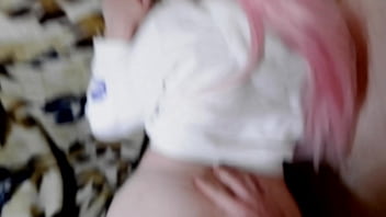 Fucks a cute girlfriend in the mouth