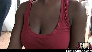 Deepthroat for group of white cocks 16