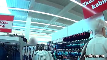 Ravishing czech sweetie gets tempted in the shopping centre and nailed in pov