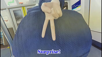 Arezu farts & lets loose on the train ride home