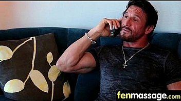 Cute teen babe fantasy fucking on massage table 27