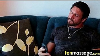 Cute teen babe fantasy fucking on massage table 27