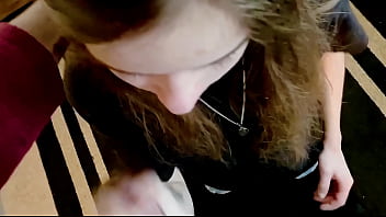 Lesbian roommate sucks dick for rent