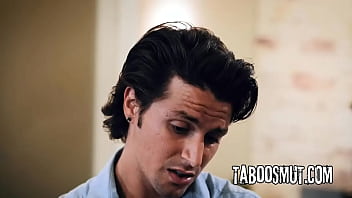 Hot blonde teen gets into threesome with step aunt and her husband