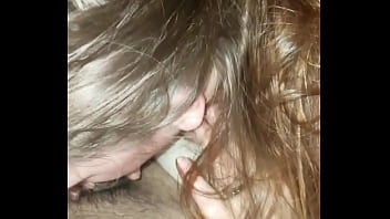 Slut loves cock down her throat