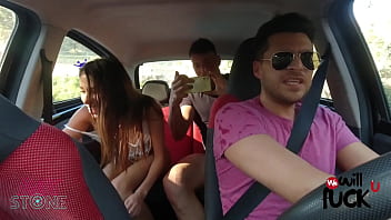 Baby nicols fucking and squirting with a friend on an uber Baby nicols fucking and squirting with a friend on an uber