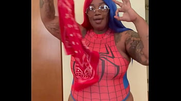 Spider girl shabrim cosplay con stripc until 28