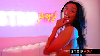 Nasty cute filipina girl stripteases and grinds pussy on hard cock