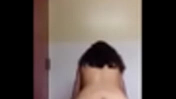 Fat ass twerking in the bathroom