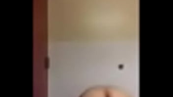 Fat ass twerking in the bathroom