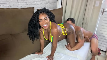 Gozada dentro da buceta quente da brasileira safada bruna black