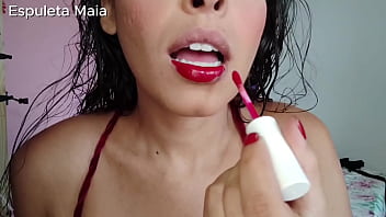 Joy eat me if you can hot brunette with big pussy does asmr handjob