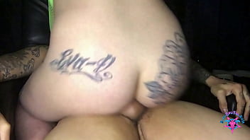 Toxic Flower Horny Big Butt Pawg Masturbating Giving A Wet Sloppy Blowjob And Cowgirl Riding A Hard Big Dick Milf Interracial & Fishnet thumbnail