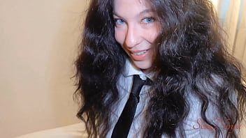 Horny teen gf gets carried away with bf after school