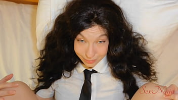 Horny teen gf gets carried away with bf after school