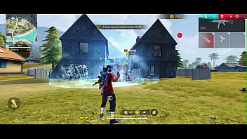 Dei hooyah usando minha bengala