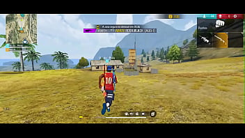 Dei hooyah usando minha bengala