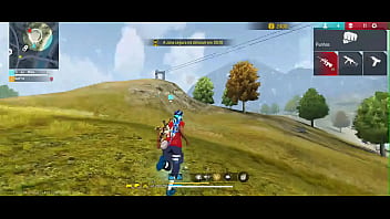 Dei hooyah usando minha bengala